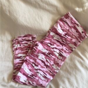 RBX Kids Pink Camo Leggings